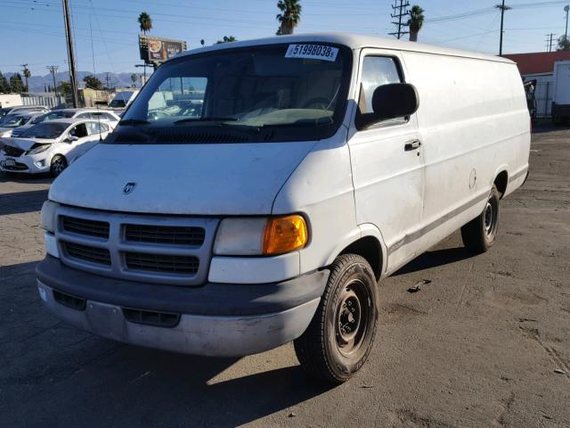 2B7JB21Z6XK524382 - 1999 DODGE RAM VAN B2 WHITE photo 2