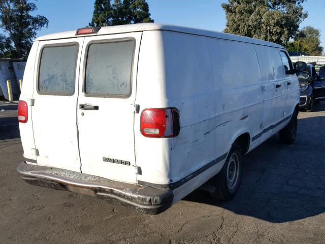 2B7JB21Z6XK524382 - 1999 DODGE RAM VAN B2 WHITE photo 4