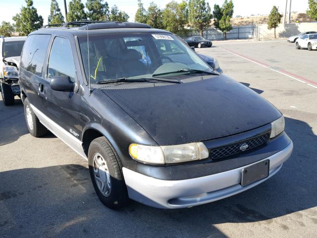 4N2ZN1111WD825260 - 1998 NISSAN QUEST XE BLACK photo 1