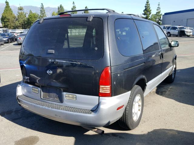 4N2ZN1111WD825260 - 1998 NISSAN QUEST XE BLACK photo 4