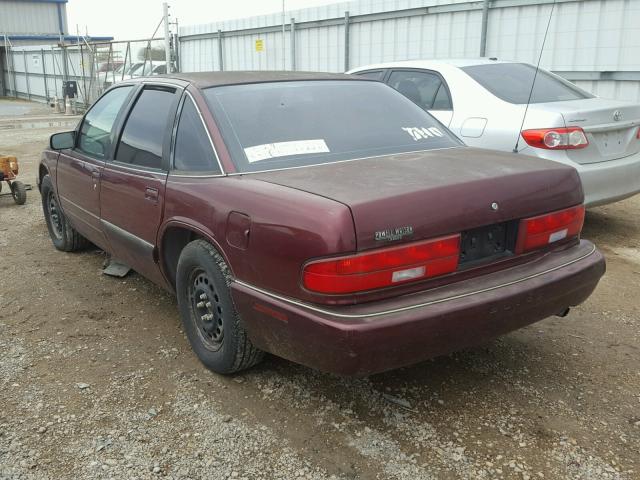 2G4WB52M2T1498479 - 1996 BUICK REGAL CUST MAROON photo 3