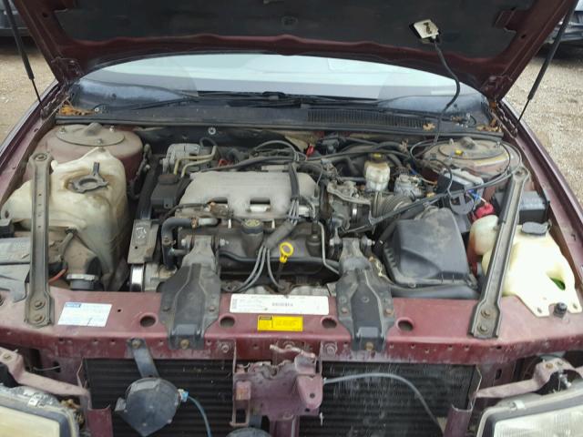 2G4WB52M2T1498479 - 1996 BUICK REGAL CUST MAROON photo 7