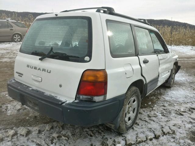 JF1SF6356WG767889 - 1998 SUBARU FORESTER L WHITE photo 4