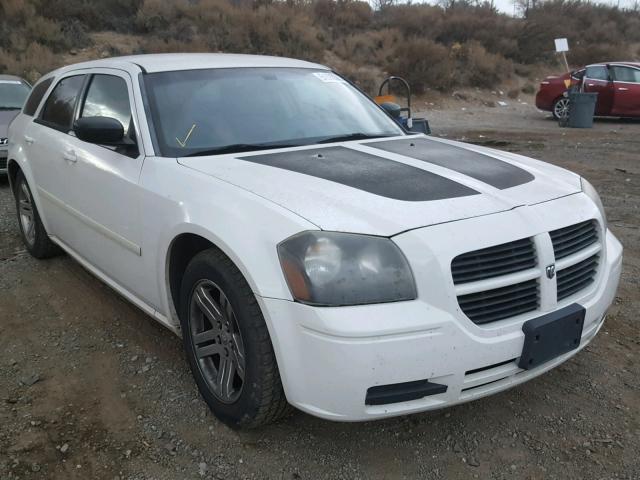 2D4FV47T76H486610 - 2006 DODGE MAGNUM SE WHITE photo 1