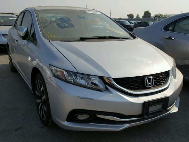 2HGFB2F96FH531702 - 2015 HONDA CIVIC EXL SILVER photo 1