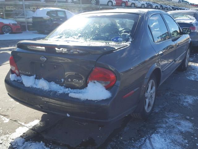 JN1CA31A71T108377 - 2001 NISSAN MAXIMA GXE GRAY photo 4