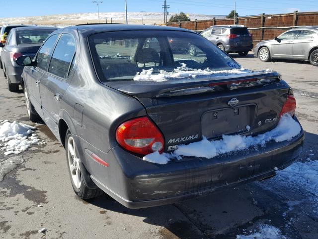 JN1CA31A71T108377 - 2001 NISSAN MAXIMA GXE GRAY photo 9