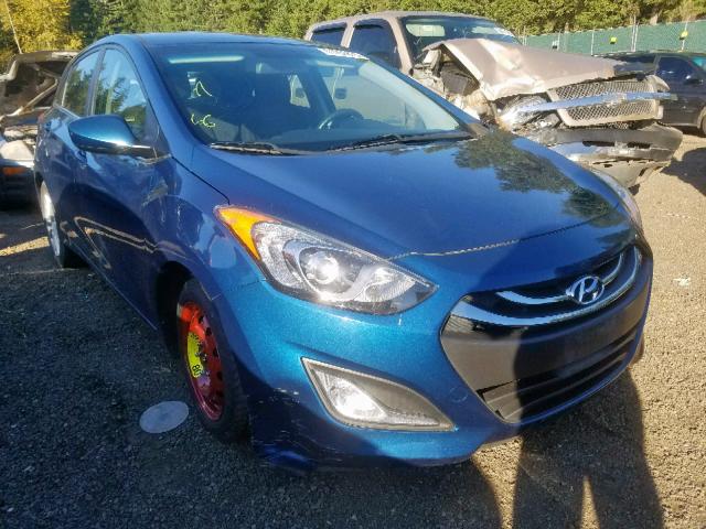 KMHD35LH2EU181928 - 2014 HYUNDAI ELANTRA GT BLUE photo 1