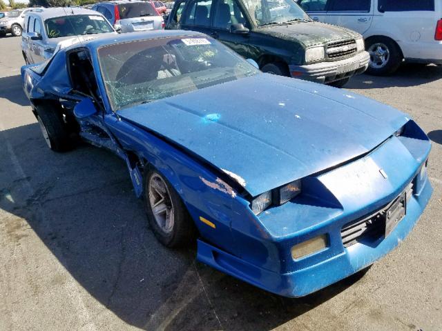 1G1FP23TXNL143432 - 1992 CHEVROLET CAMARO RS BLUE photo 1