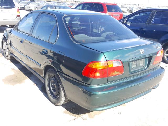 2HGEJ6613XH514633 - 1999 HONDA CIVIC BASE Yaşıl foto 3