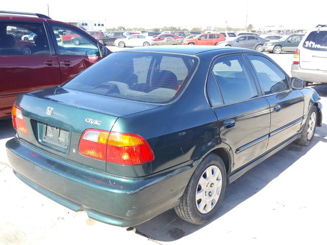2HGEJ6613XH514633 - 1999 HONDA CIVIC BASE Yaşıl foto 4