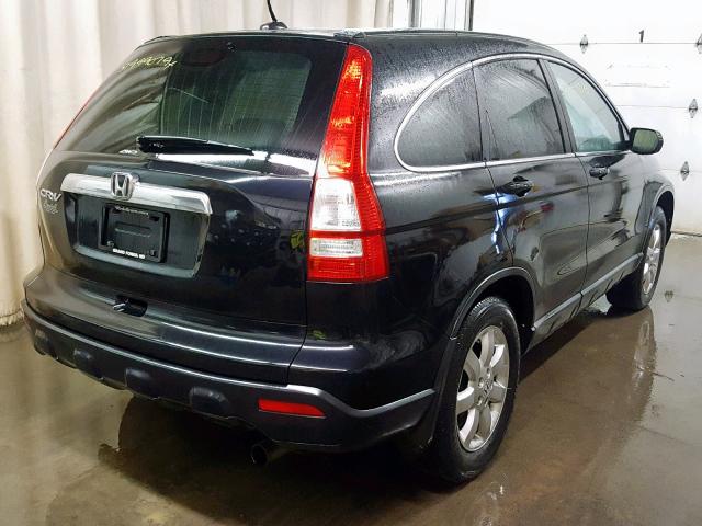 JHLRE48768C074876 - 2008 HONDA CR-V EXL BLACK photo 4