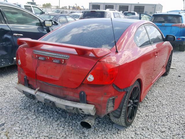 JTKDE177850059292 - 2005 TOYOTA SCION TC წითელი ფოტო 4