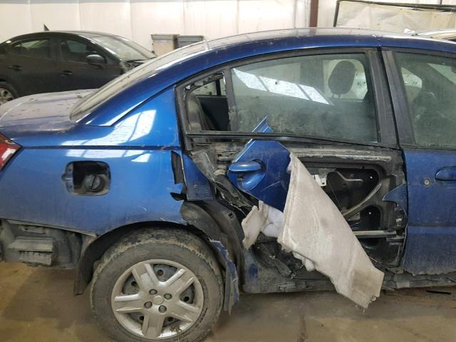 1G8AZ55F86Z168603 - 2006 SATURN ION LEVEL BLUE photo 10