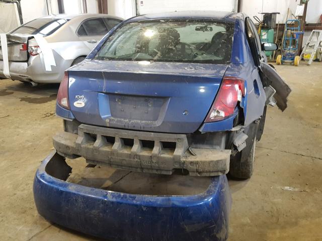 1G8AZ55F86Z168603 - 2006 SATURN ION LEVEL BLUE photo 4