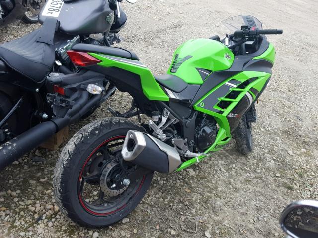 JKAEX8A15EA003138 - 2014 KAWASAKI EX300 A GREEN photo 4