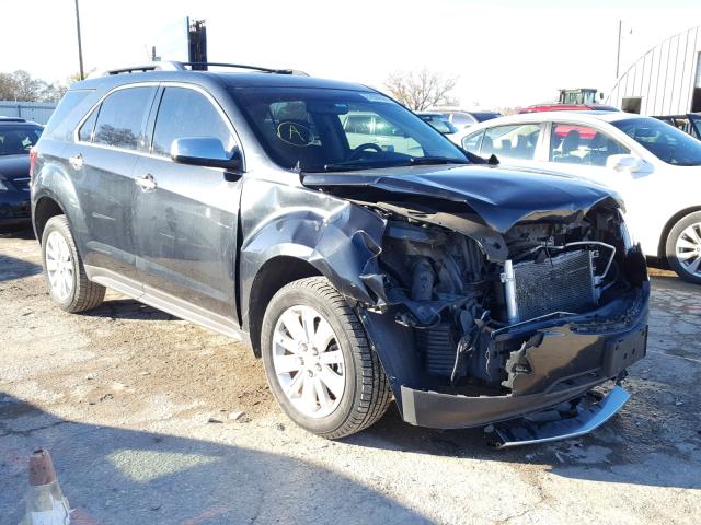 2CNFLGE5XB6405576 - 2011 CHEVROLET EQUINOX LT BLACK photo 1