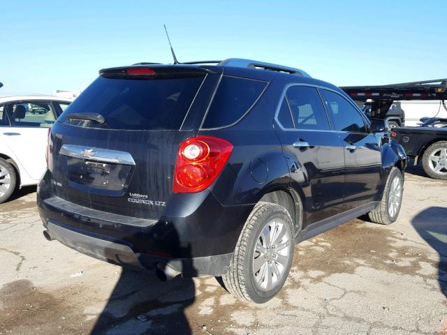 2CNFLGE5XB6405576 - 2011 CHEVROLET EQUINOX LT BLACK photo 4