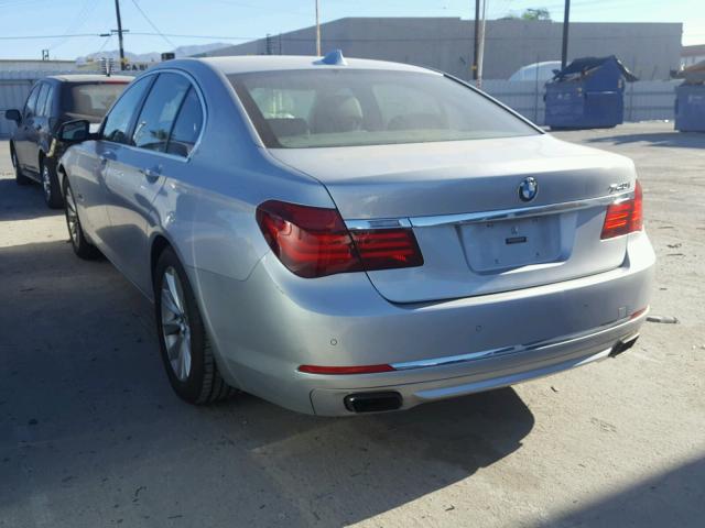 WBAYA6C57DD143954 - 2013 BMW 740 I SILVER photo 3