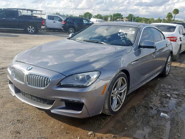 WBA6B2C51DD128234 - 2013 BMW 650 I GRAY photo 2