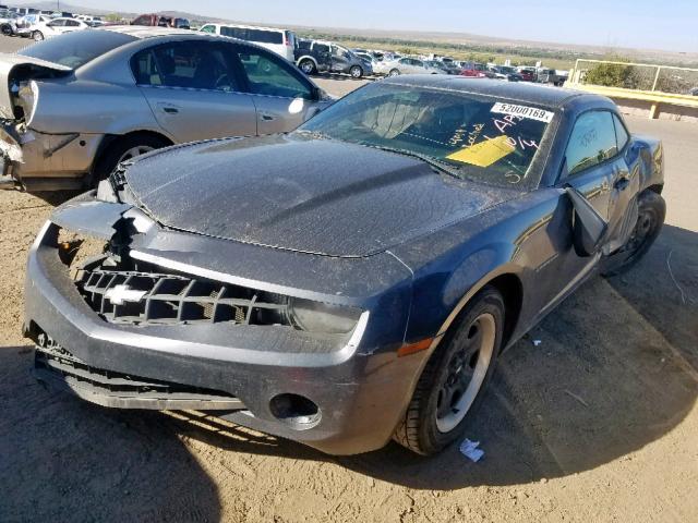 2G1FA1EV2A9202842 - 2010 CHEVROLET CAMARO LS BLACK photo 2