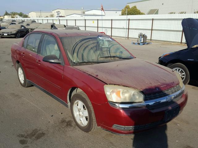 1G1ZT54884F108762 - 2004 CHEVROLET MALIBU LS 勃艮第红 照片 1