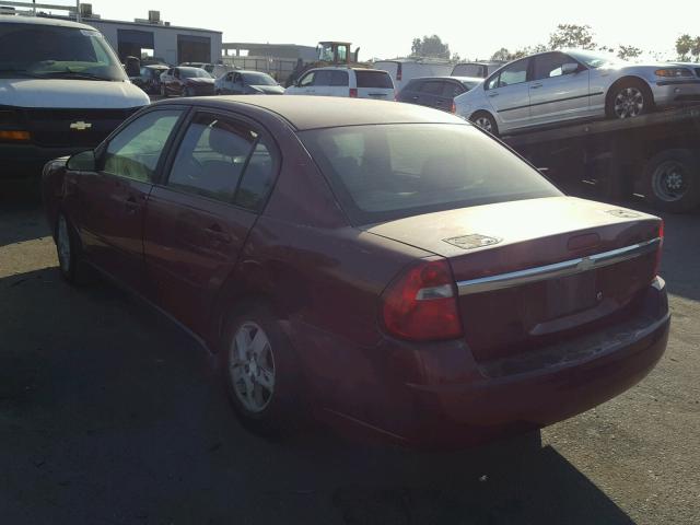 1G1ZT54884F108762 - 2004 CHEVROLET MALIBU LS 勃艮第红 照片 3