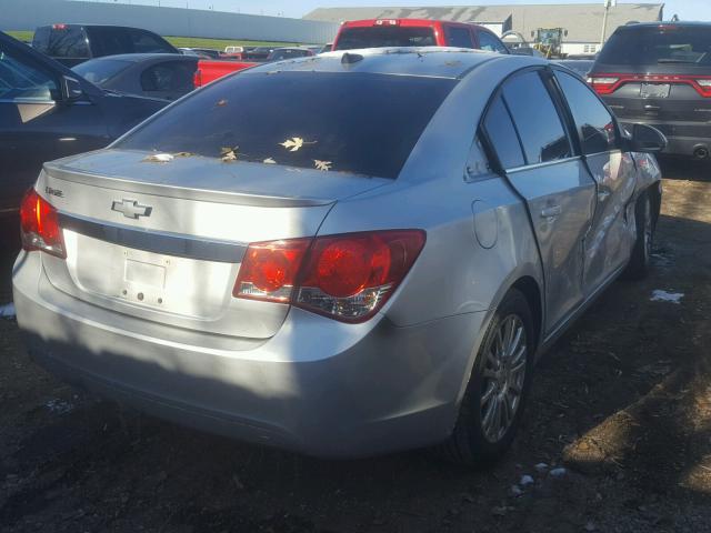 1G1PK5SC0C7241364 - 2012 CHEVROLET CRUZE ECO SILVER photo 4