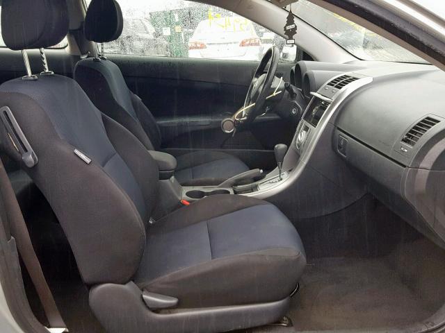 JTKDE3B75A0308340 - 2010 TOYOTA SCION TC 银色 照片 5
