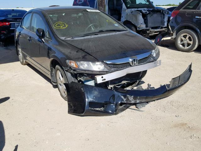 19XFA1F63BE030323 - 2011 HONDA CIVIC LX-S أسود صورة 1