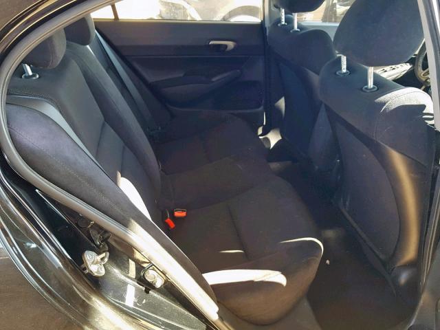 19XFA1F63BE030323 - 2011 HONDA CIVIC LX-S أسود صورة 6