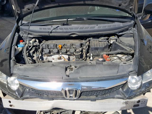 19XFA1F63BE030323 - 2011 HONDA CIVIC LX-S أسود صورة 7