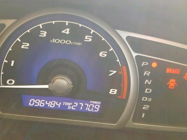 19XFA1F63BE030323 - 2011 HONDA CIVIC LX-S أسود صورة 8