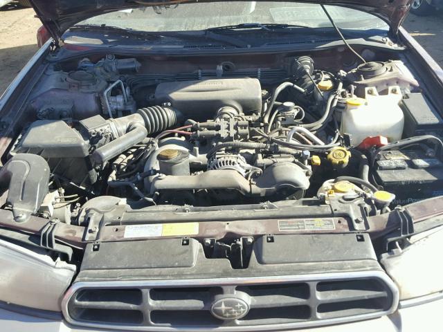 4S3BG6855X7624272 - 1999 SUBARU LEGACY OUT TWO TONE photo 7