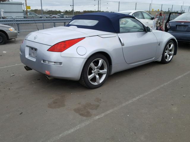 JN1AZ36D16M400174 - 2006 NISSAN 350Z ROADS SILVER photo 4