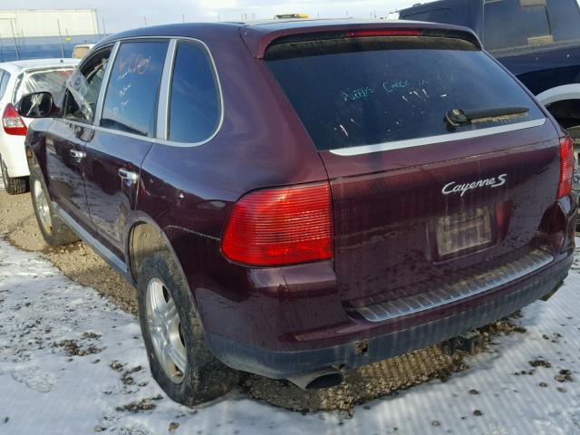 WP1AB29P44LA61669 - 2004 PORSCHE CAYENNE S MAROON photo 3