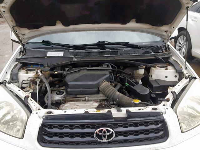 JTEHH20V620151040 - 2002 TOYOTA RAV4 WHITE photo 7