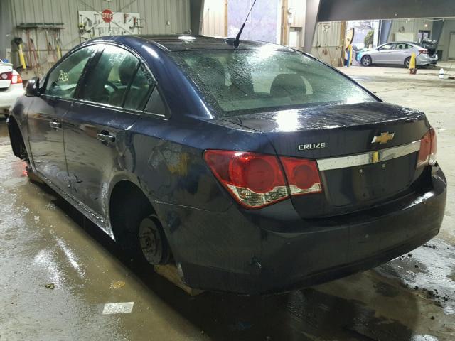 1G1PB5SG9E7213441 - 2014 CHEVROLET CRUZE LS BLUE photo 3