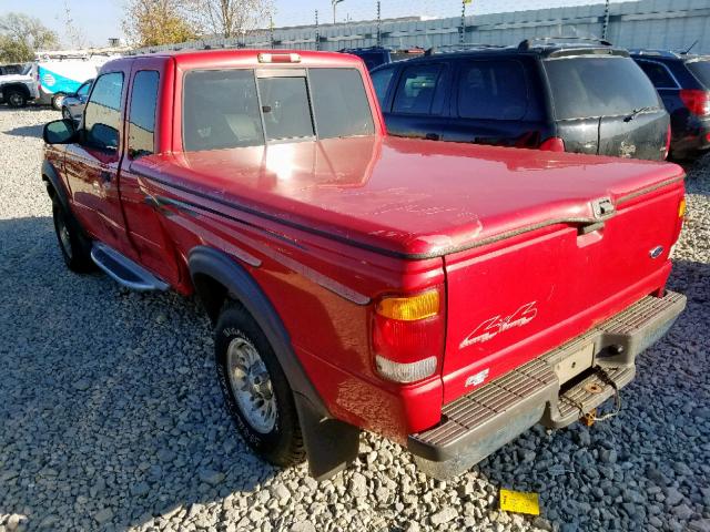 1FTZR15X9XPB80699 - 1999 FORD RANGER SUP RED photo 3