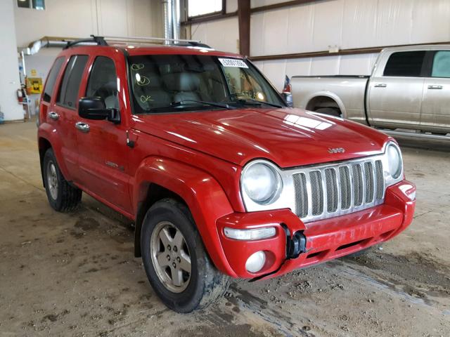 1J4GL58KX3W712116 - 2003 JEEP LIBERTY LI RED photo 1