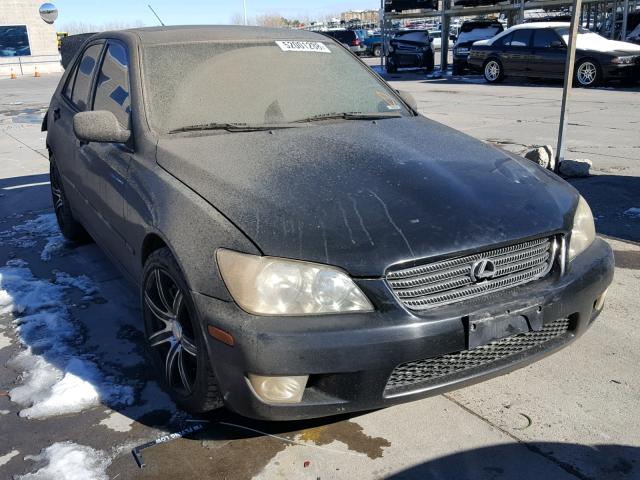 JTHBD182510026649 - 2001 LEXUS IS 300 BLACK photo 1