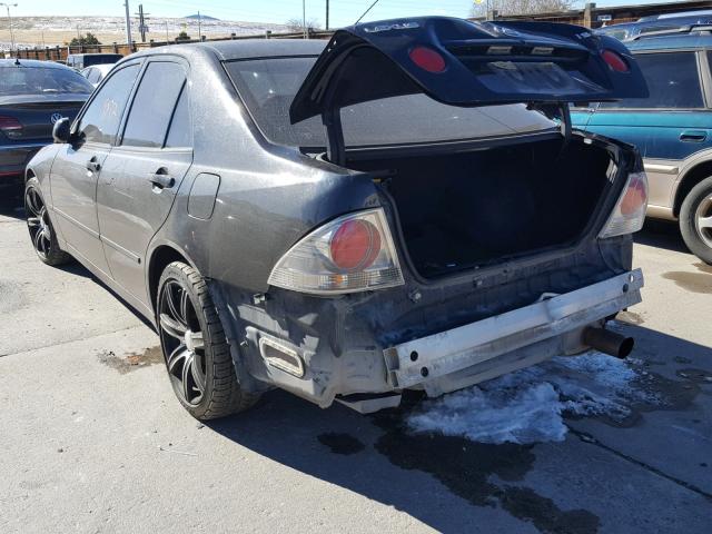 JTHBD182510026649 - 2001 LEXUS IS 300 BLACK photo 3