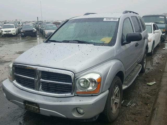 1D4HB48D04F181585 - 2004 DODGE DURANGO SL SILVER photo 2