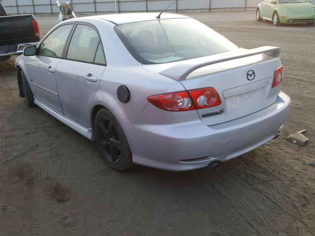 1YVHP80D845N66006 - 2004 MAZDA 6 S SILVER photo 3