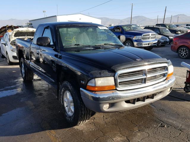 1B7GG23Y2VS145835 - 1997 DODGE DAKOTA BLACK photo 1