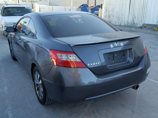 2HGFG1B96AH533119 - 2010 HONDA CIVIC EXL GRAY photo 3