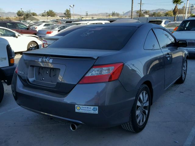 2HGFG1B96AH533119 - 2010 HONDA CIVIC EXL GRAY photo 4