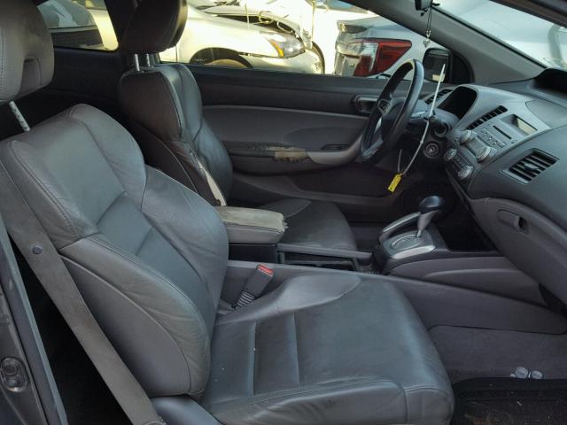 2HGFG1B96AH533119 - 2010 HONDA CIVIC EXL GRAY photo 5