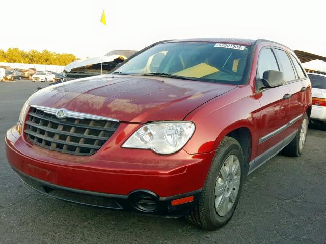 2A8GM48L17R243995 - 2007 CHRYSLER PACIFICA RED photo 2