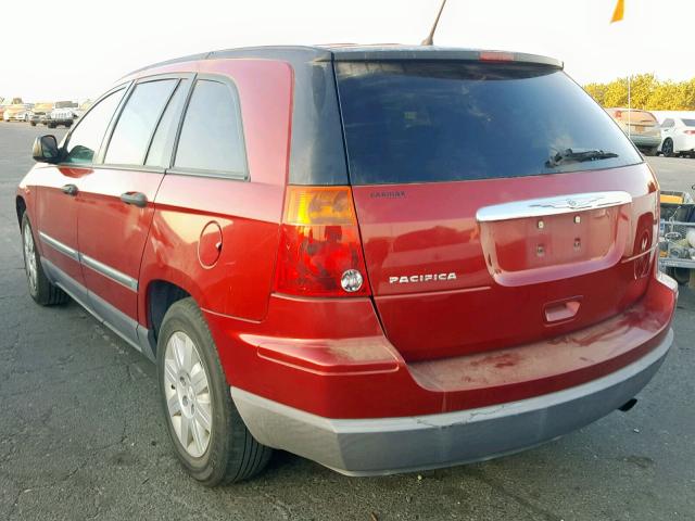 2A8GM48L17R243995 - 2007 CHRYSLER PACIFICA RED photo 3